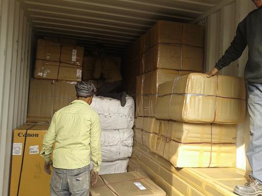 Loading in ICD container